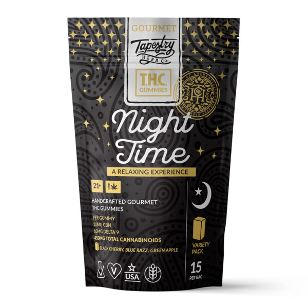 Tapestry Herb Co. Nighttime THC Gummies