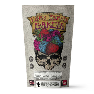 The Potent Goat Very Berry Garcia Delta 9 Gummies (10MG Delta 9 THC | 10MG CBD)